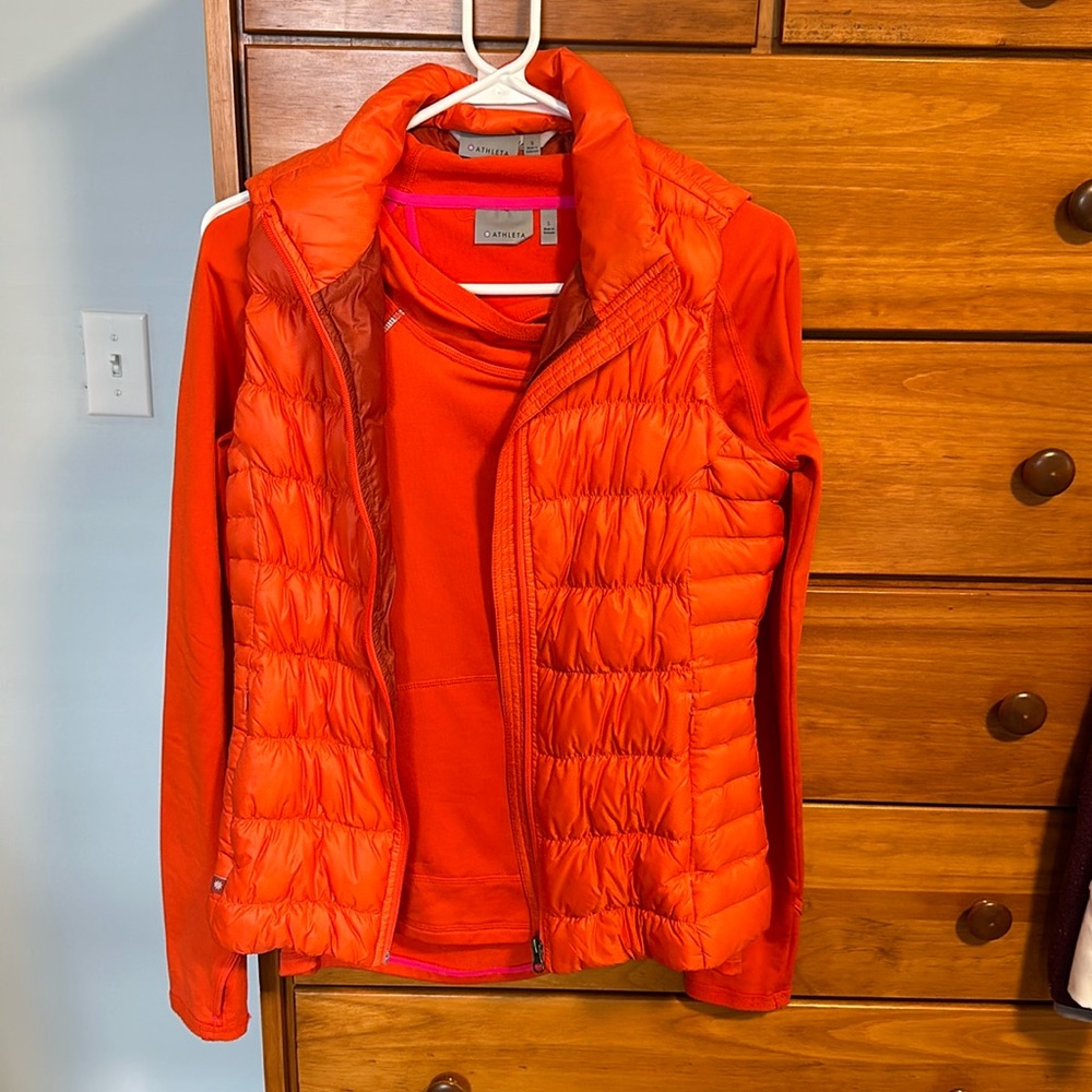 Athleta Pullover with vest